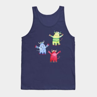 Watercolor Monsters Tank Top